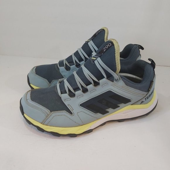 ADIDAS | Womens 290 Terrex Agravic Trail Gore Tex Running Shoes Green Black Sz 8 - Picture 3 of 8